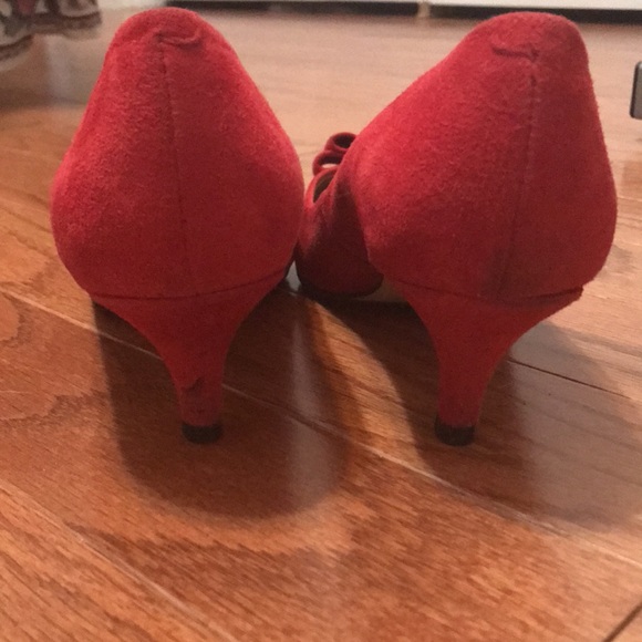 Talbots red heels - Picture 4 of 10